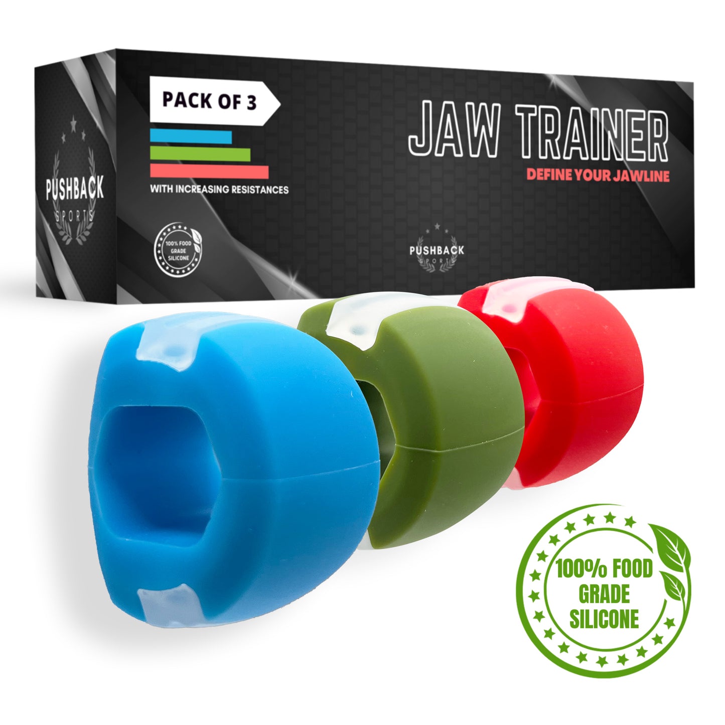 Jaw Exerciser - Pack of 3